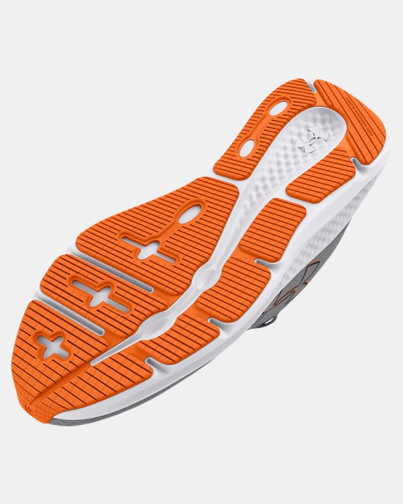 Men's UA Charged Pursuit 3 Big Logo Running Shoes in Gray image number 4